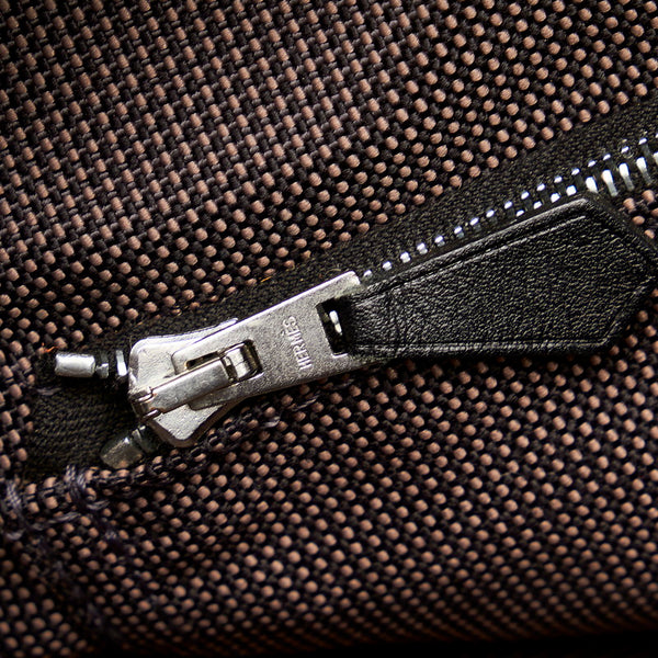 エルメス フールトゥ バサスPM 斜め掛け ショルダーバッグ グレー キャンバス レディース HERMES 【中古】