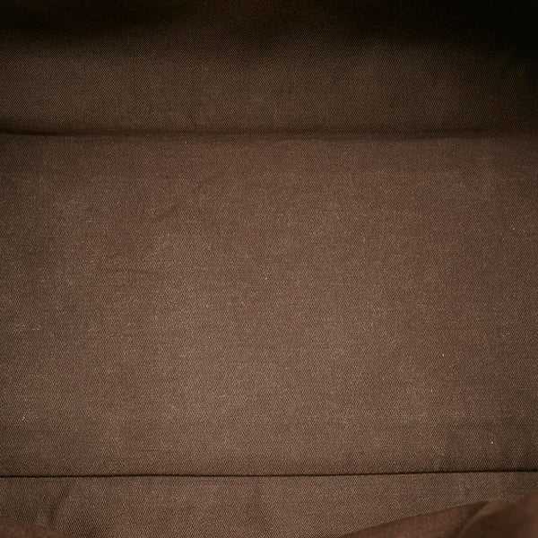 グッチ GGスプリーム トートバッグ ショルダーバッグ 114595 ベージュ ブラウン PVC レザー レディース GUCCI 【中古】