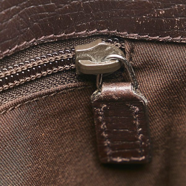 グッチ GGスプリーム トートバッグ ショルダーバッグ 114595 ベージュ ブラウン PVC レザー レディース GUCCI 【中古】