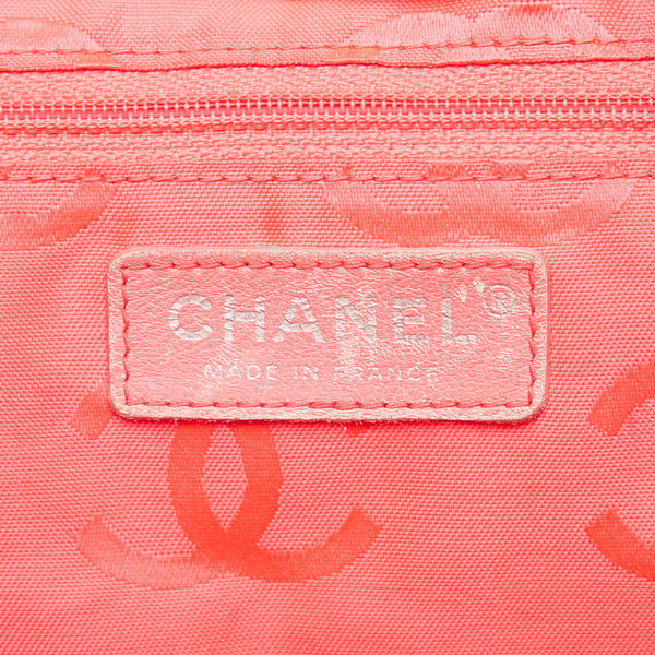 シャネル カンボンライン ココマーク ラージ トートバッグ グレー ツイード レザー レディース CHANEL 【中古】