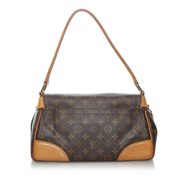 ルイ ヴィトン モノグラム ビバリー MM  ワンショルダー M40121 ブラウン PVC レザー レディース LOUIS VUITTON 【中古】