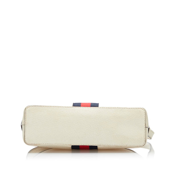 グッチ オフディアGG 斜め掛け ショルダーバッグ  499621 ホワイト アイボリー レザー レディース GUCCI 【中古】