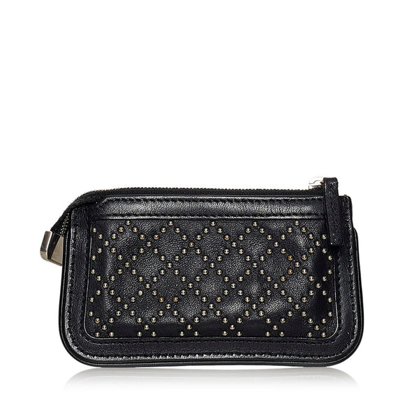 グッチ スタッズ 337688 ブラック レザー コインケース レディース GUCCI 【中古】