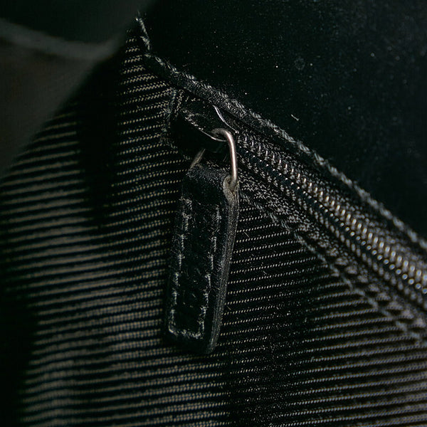 グッチ ジャッキー GGキャンバス ハンドバッグ 002 1067 ブラック キャンバス レザー レディース GUCCI 【中古】