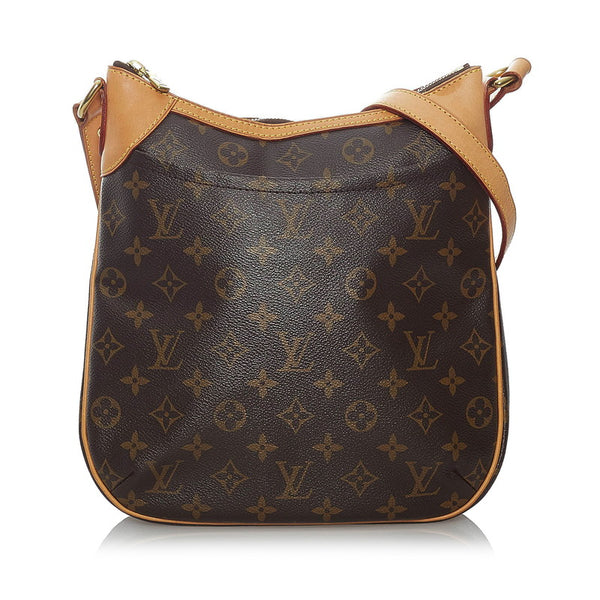 ルイ ヴィトン モノグラム  オデオンPM M56390 ブラウン PVC レザー 斜めがけ ショルダー レディース LOUIS VUITTON 【中古】