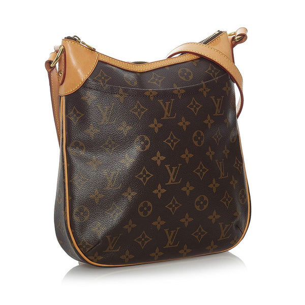 ルイ ヴィトン モノグラム  オデオンPM M56390 ブラウン PVC レザー 斜めがけ ショルダー レディース LOUIS VUITTON 【中古】