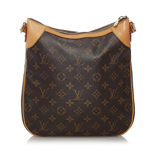 ルイ ヴィトン モノグラム  オデオンPM M56390 ブラウン PVC レザー 斜めがけ ショルダー レディース LOUIS VUITTON 【中古】