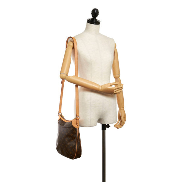 ルイ ヴィトン モノグラム  オデオンPM M56390 ブラウン PVC レザー 斜めがけ ショルダー レディース LOUIS VUITTON 【中古】