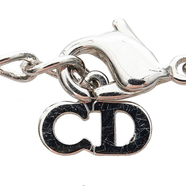 ディオール シルバー メタル ロゴ ブレスレット レディース Dior 【中古】
