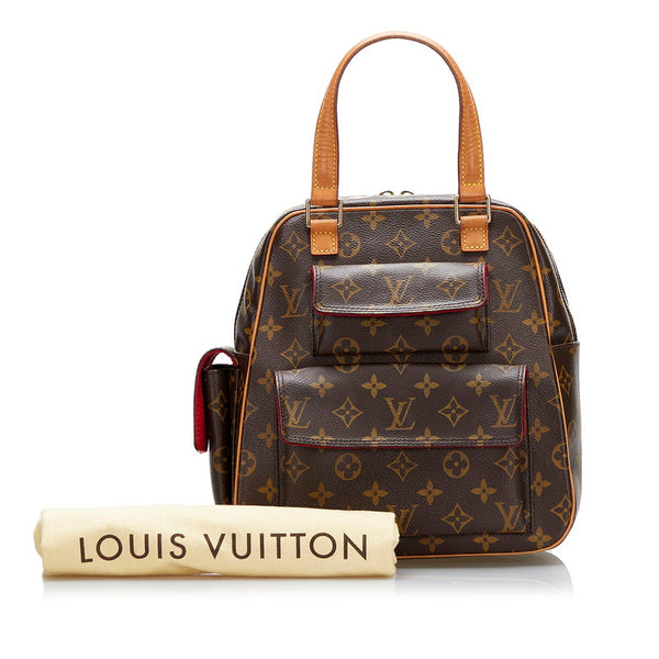 ルイ ヴィトン モノグラム エクサントリ シテ ハンドバッグ M51161 ブラウン PVC レザー レディース LOUIS VUITTON 【中古】