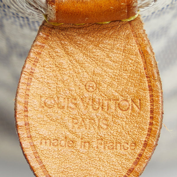 ルイ ヴィトン ダミエ アズール サレヤPM ハンドバッグ トートバッグ N51186 ホワイト PVC レザー レディース LOUIS VUITTON 【中古】