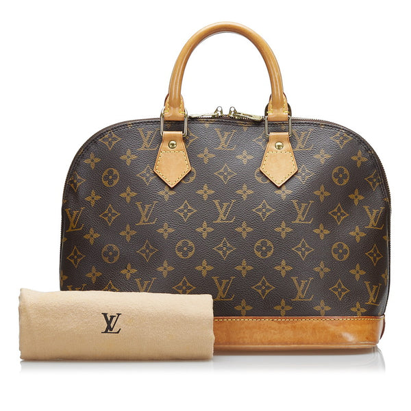 ルイ ヴィトン モノグラム アルマPM ハンドバッグ M51130 ブラウン PVC レザー レディース LOUIS VUITTON 【中古】