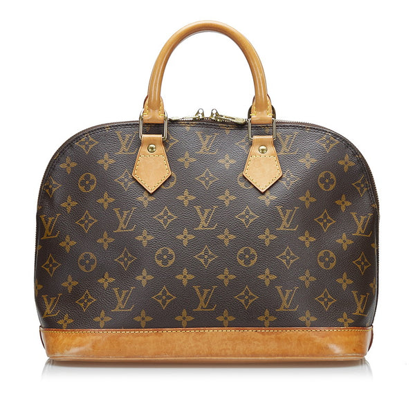 ルイ ヴィトン モノグラム アルマPM ハンドバッグ M51130 ブラウン PVC レザー レディース LOUIS VUITTON 【中古】