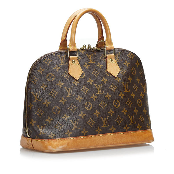 ルイ ヴィトン モノグラム アルマPM ハンドバッグ M51130 ブラウン PVC レザー レディース LOUIS VUITTON 【中古】