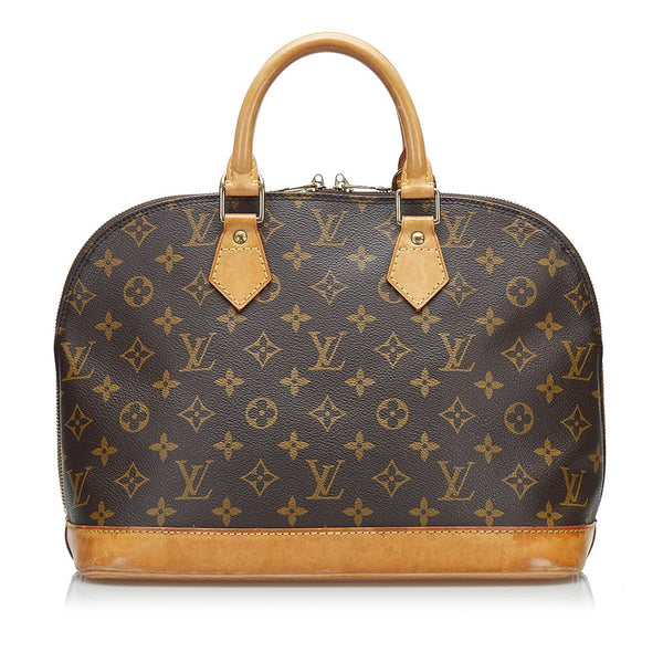 ルイ ヴィトン モノグラム アルマPM ハンドバッグ M51130 ブラウン PVC レザー レディース LOUIS VUITTON 【中古】