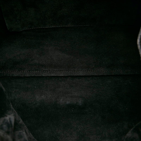 グッチ ハンドバッグ 001 4335 213317 ブラック スウェード レディース GUCCI 【中古】