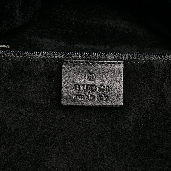 グッチ ハンドバッグ 001 4335 213317 ブラック スウェード レディース GUCCI 【中古】
