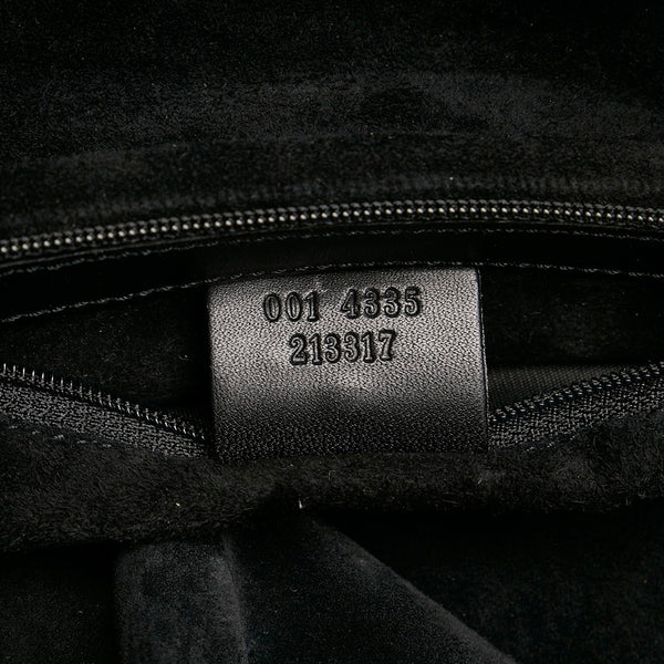 グッチ ハンドバッグ 001 4335 213317 ブラック スウェード レディース GUCCI 【中古】