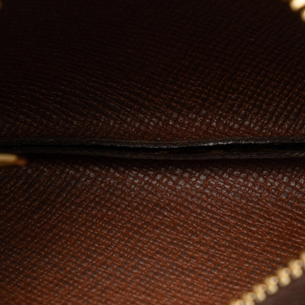 ルイ ヴィトン モノグラム ポシェット クレ コインケース M62650 ブラウン PVC レザー レディース LOUIS VUITTON 【中古】