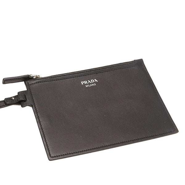 プラダ ハンドバッグ ショルダーバッグ 2WAY 1BG039 ブラック レザー レディース PRADA 【中古】