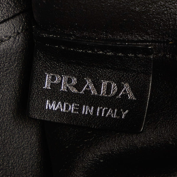 プラダ ハンドバッグ ショルダーバッグ 2WAY 1BG039 ブラック レザー レディース PRADA 【中古】
