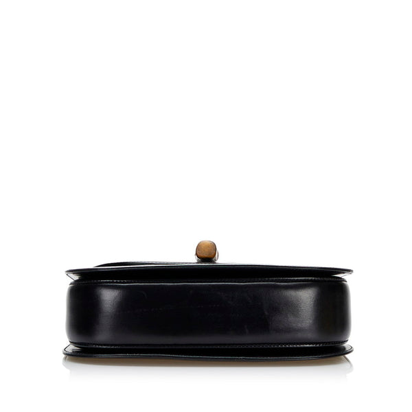グッチ バンブー ハンドバッグ ショルダーバッグ 2WAY 000 46 ブラック レザー レディース GUCCI 【中古】
