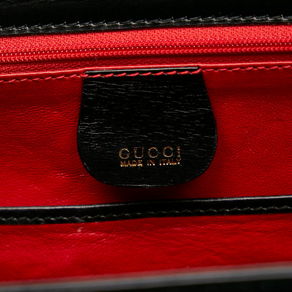 グッチ バンブー ハンドバッグ ショルダーバッグ 2WAY 000 46 ブラック レザー レディース GUCCI 【中古】