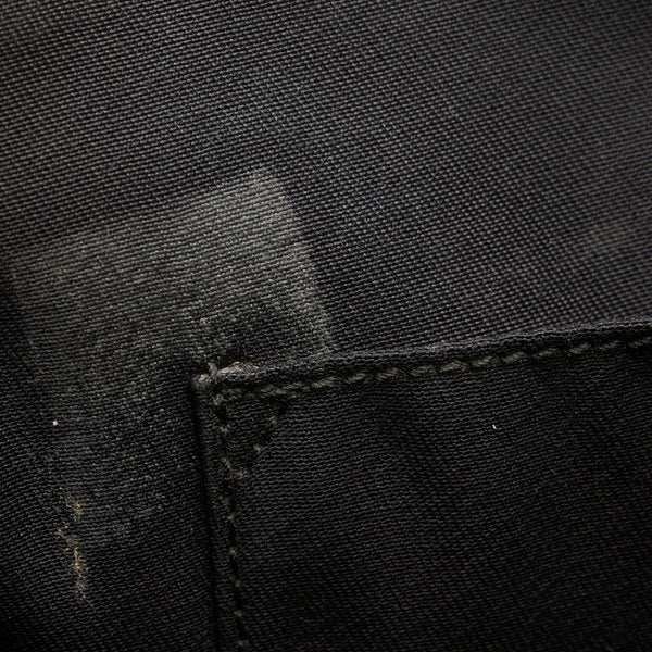 グッチ GGキャンバス ワンショルダーバッグ ハンドバッグ 2WAY 268641 ブラック キャンバス レザー レディース GUCCI 【中古】