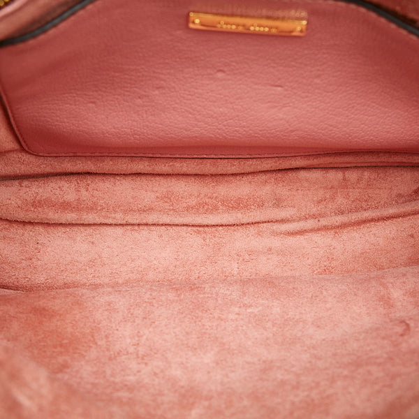 ミュウミュウ ハンドバッグ ショルダーバッグ 2WAY ピンク レザー レディース MIUMIU 【中古】