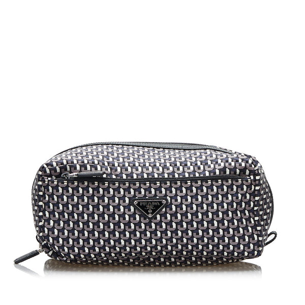 プラダ クラッチバッグ セカンドバッグ ポーチ 2N0029 ブラック ナイロン レディース PRADA 【中古】
