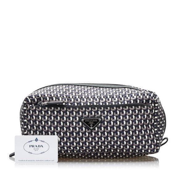 プラダ クラッチバッグ セカンドバッグ ポーチ 2N0029 ブラック ナイロン レディース PRADA 【中古】