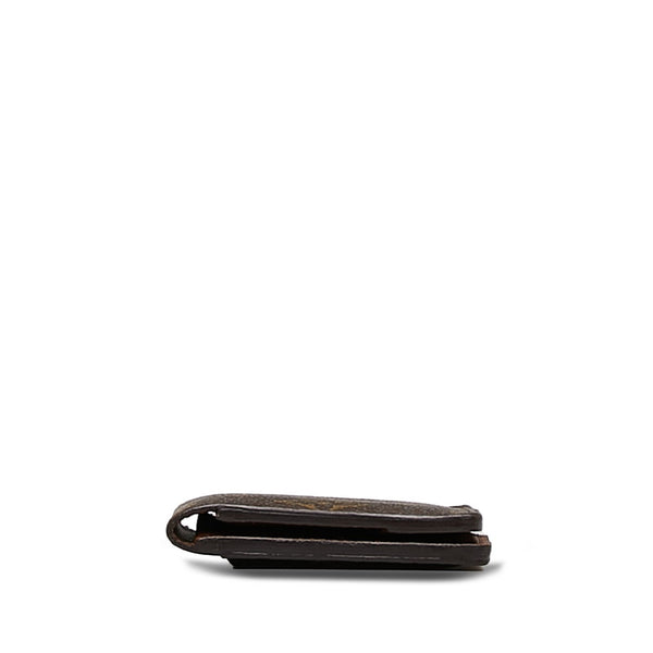 ルイ ヴィトン モノグラム オーガナイザードゥポッシュ カードケース M60502 ブラウン PVC レザー レディース LOUIS VUITTON 【中古】