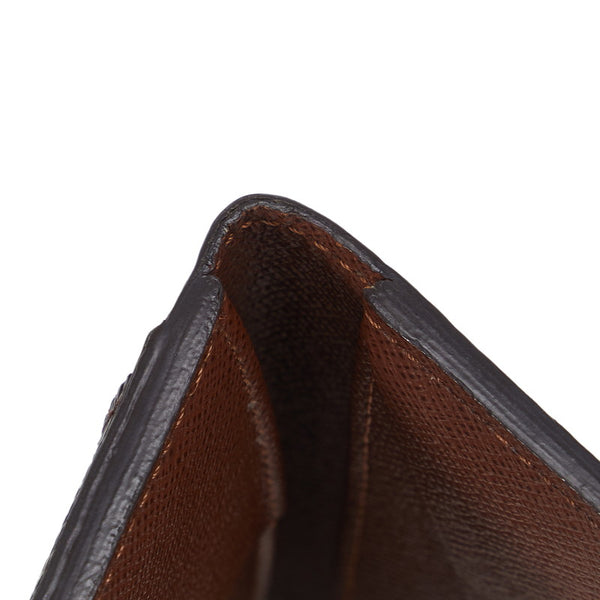 ルイ ヴィトン モノグラム オーガナイザードゥポッシュ カードケース M60502 ブラウン PVC レザー レディース LOUIS VUITTON 【中古】