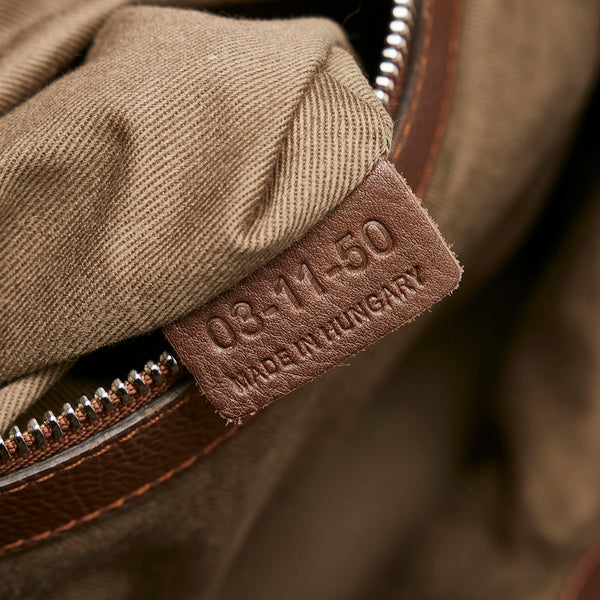 クロエ エルシー ハンドバッグ ショルダーバッグ 2WAY ブラウン ボルドー レザー レディース Chloe 【中古】