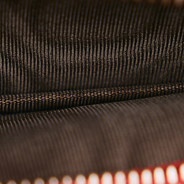 グッチ GGスプリーム チェリー フラップ コンパクト ウォレット 476050 ベージュ レッド PVC レザー レディース GUCCI 【中古】