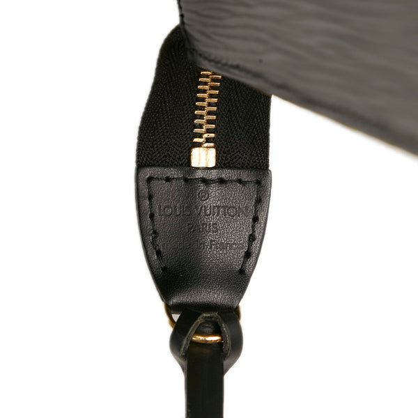 ルイ ヴィトン エピ ポシェット アクセソワール ハンドバッグ アクセサリーポーチ M52942 ノワール ブラック レザー レディース LOUIS VUITTON 【中古】