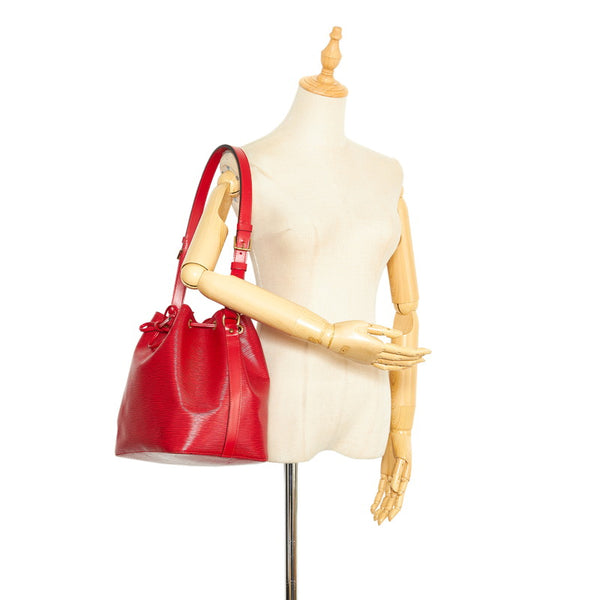 ルイ ヴィトン エピ プチノエ ショルダーバッグ M44172 カスティリアンレッド レザー レディース LOUIS VUITTON 【中古】
