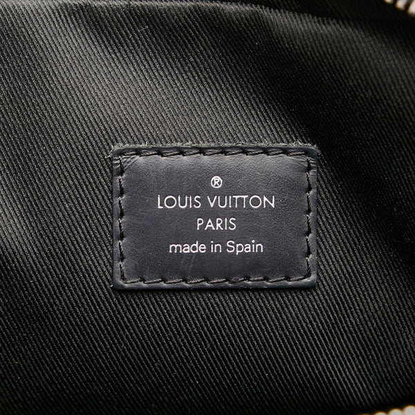 ルイ ヴィトン ダミエ グラフィット デイトンPM 斜め掛け ショルダーバッグ N41408 ブラック PVC レザー レディース LOUIS VUITTON 【中古】