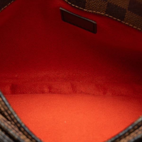 ルイ ヴィトン ダミエ オーバーニュ ショルダーバッグ N51129 エベヌ ブラウン PVC レザー レディース LOUIS VUITTON 【中古】