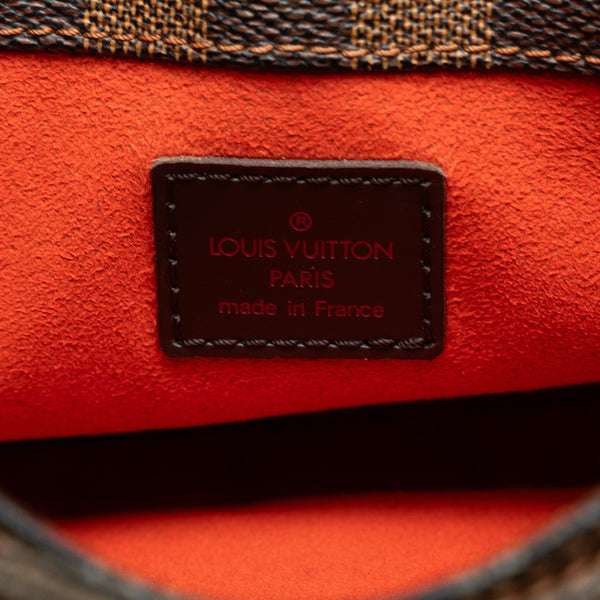 ルイ ヴィトン ダミエ オーバーニュ ショルダーバッグ N51129 エベヌ ブラウン PVC レザー レディース LOUIS VUITTON 【中古】