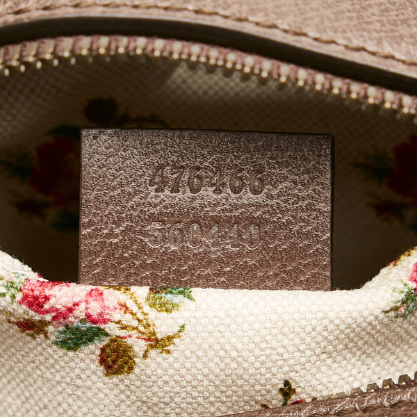 グッチ GGスプリーム ネオ ヴィンテージ 斜め掛け ショルダーバッグ 476466 ベージュ ブラウン PVC レザー レディース GUCCI 【中古】