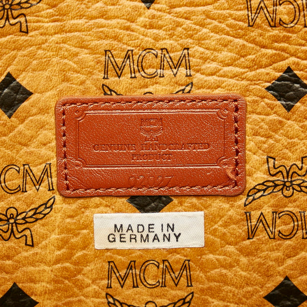 エム シー エム ヴィセトス ブラウン PVC トートバッグ レディース MCM 【中古】