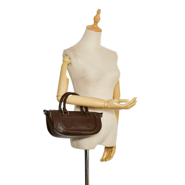 ルイ ヴィトン エピ ダヌーラ PM ハンドバッグ M5891D モカ ブラウン レザー レディース LOUIS VUITTON 【中古】