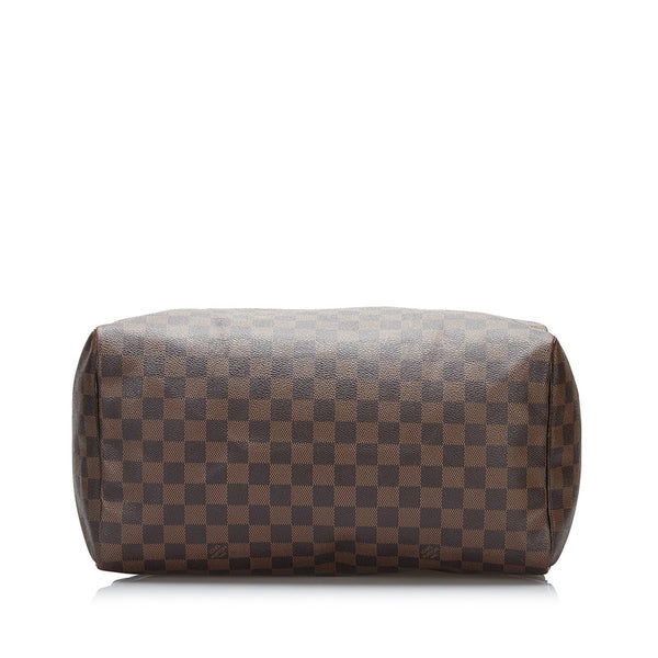 ルイ ヴィトン ダミエ スピーディ35 ハンドバッグ ボストンバッグ N41363 エベヌ ブラウン PVC レザー レディース LOUIS VUITTON 【中古】