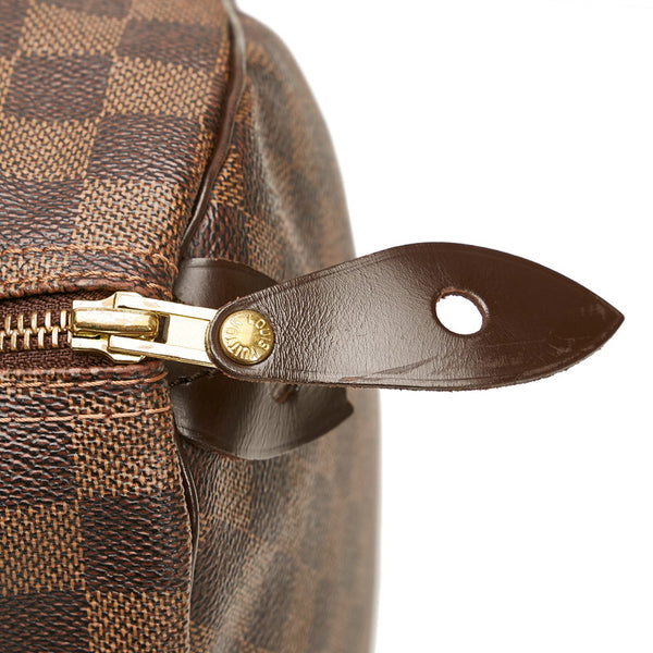 ルイ ヴィトン ダミエ スピーディ35 ハンドバッグ ボストンバッグ N41363 エベヌ ブラウン PVC レザー レディース LOUIS VUITTON 【中古】