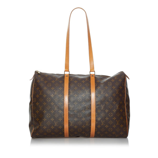 ルイ ヴィトン モノグラム フラネリー 50 ボストンバッグ トートバッグ M51116 ブラウン PVC レザー レディース LOUIS VUITTON 【中古】