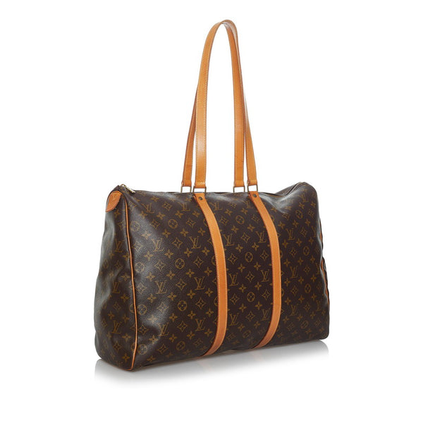 ルイ ヴィトン モノグラム フラネリー 50 ボストンバッグ トートバッグ M51116 ブラウン PVC レザー レディース LOUIS VUITTON 【中古】