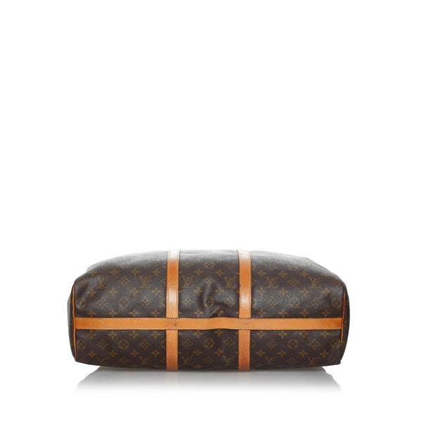 ルイ ヴィトン モノグラム フラネリー 50 ボストンバッグ トートバッグ M51116 ブラウン PVC レザー レディース LOUIS VUITTON 【中古】