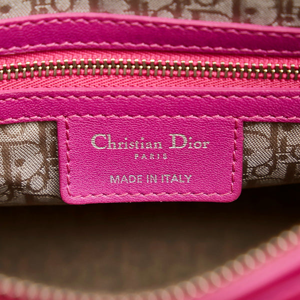 ディオール カナージュ レディディオール ハンドバッグ ショルダーバッグ2WAY ピンク レザー レディース Dior 【中古】