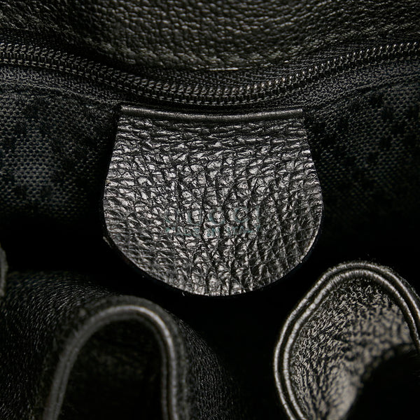 グッチ バンブー リュック・デイパック 003 2855 ブラック スウェード レザー レディース GUCCI 【中古】